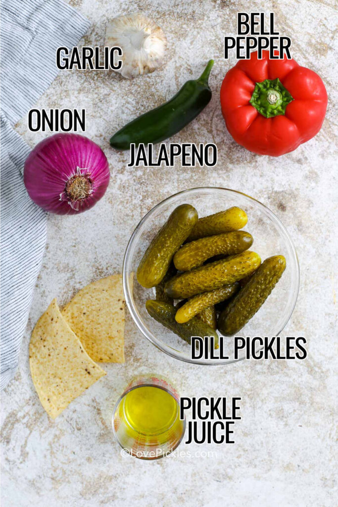 ingredients for pickle de gallo