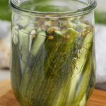 cropped refrigerator dill pickles
