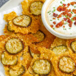 cropped two ingredient cheese pickle chips