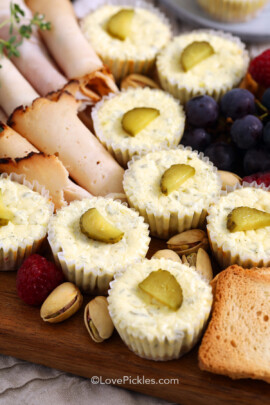 savory dill pickle cheesecake appetizers